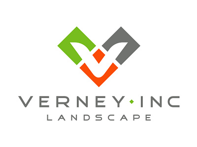 Verney, Inc. Logo Design branding identity landscape logo nantucket