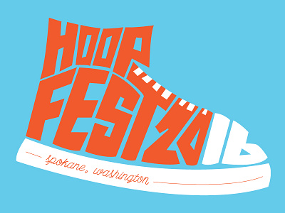 Hoop Shoes illustration lettering