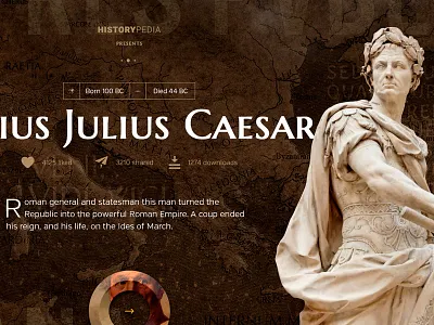 Historypedia Look And Feel app design caesar design educational interfaces scuola politecnica di design spd typography ui ux visual design web design