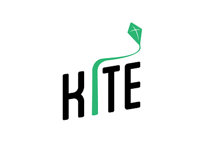 High as a Kite logo logo design marijuana pot