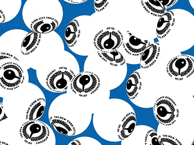 TBT: Table Tennis Pattern branding logo pattern table tennis tbt throwback