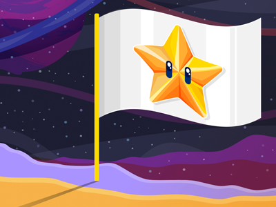 Reminder to nominate star dashboard digital design galaxy illustrator star ui ux vector