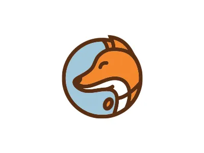 Fox animals cat dog fox heart kamil logo morecolor pendants pet sadlo