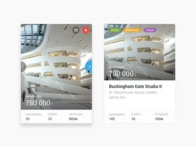 Real estate blocks - #5 block flat floors house nedvex real estate stock ui ui kit ux web