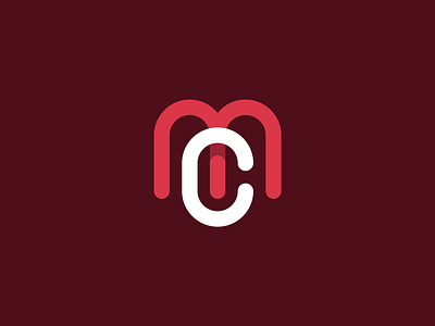 MC Monogram c creative identity initials letters logo m mc media monogram