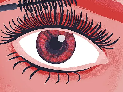 Adult Swim ID brush eye eyelashes iris rimel sexy woman