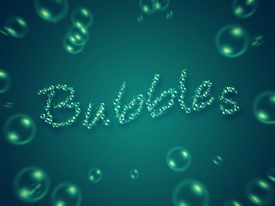 Bubbles brush bubbles photoshop tutorial typography work in progress