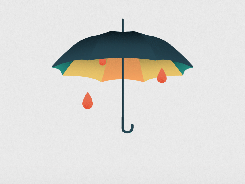 April Showers april easter gif illustration rain rihanna shower twitter umbrella water