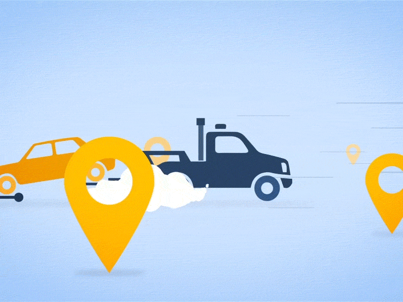 Reporoute 2d after animated animation design effects explainer graphics motion