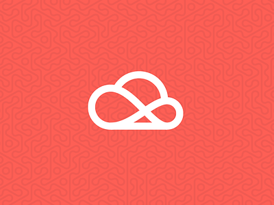 Clouduino logo concept. arduino cloud clouduino concept endless logo mark symbol