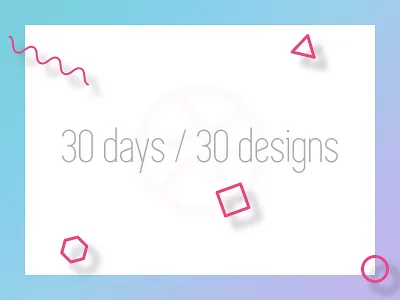 Day #1 Challenge to myself challenge design