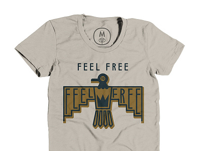 Feel Free bird cotton bureau eagle feel feel free thunderbird free