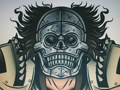 Turbo Kid Wip design illustration old school poster punk vector vintage