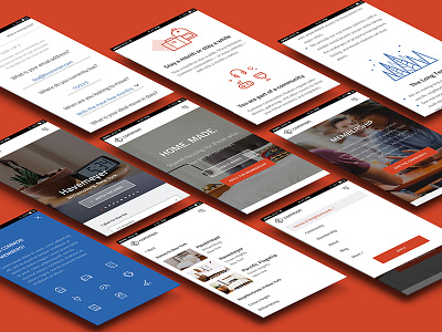 Common Living mobile ui ux