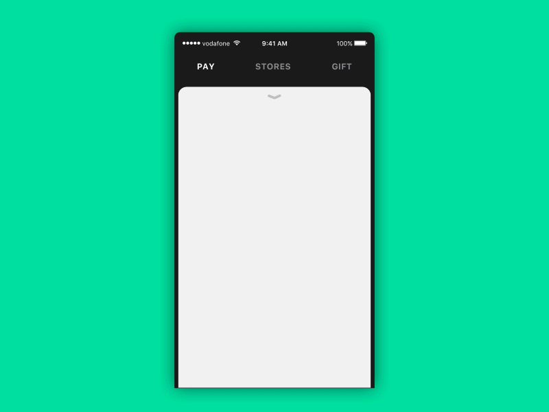 Starbucks Credit Card Interaction animation app credit card flat gif interaction minimal mobile ui user interface ux