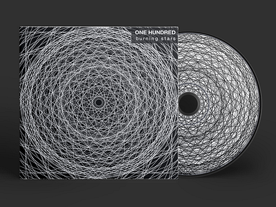 One Hundred ~ CD Artwork artwork black cd lp mockup music one hundred rock star vector