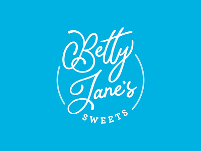 Candy Store Branding badge badge logo branding candy chocolate graphic design logo script sweets type typography