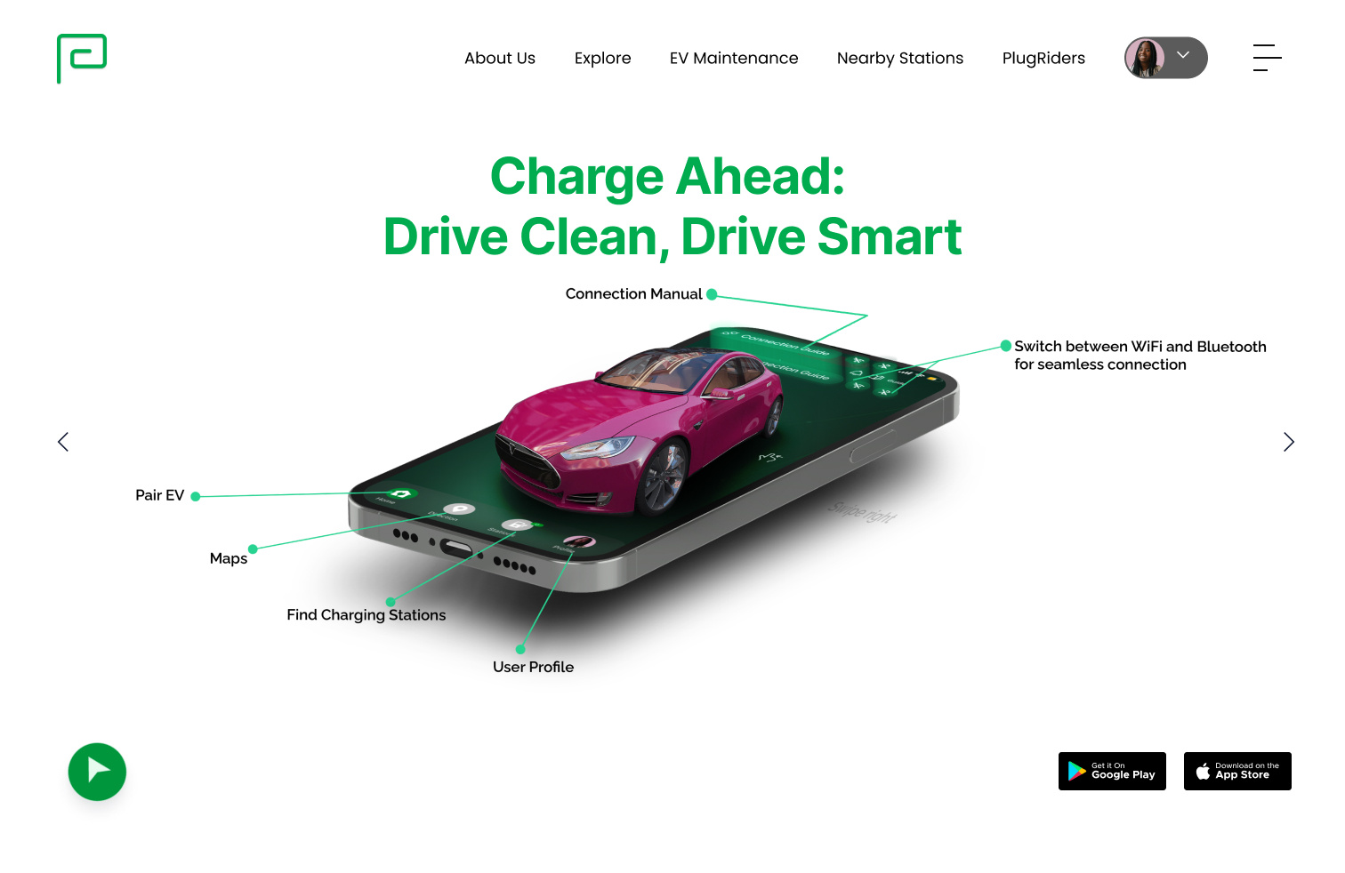 PlugeetNow.com app branding graphic design ui ux web