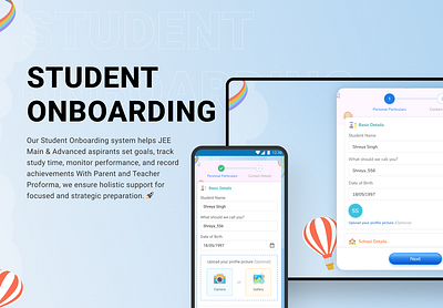 Onboarding application graphic design landing mobile ui ux