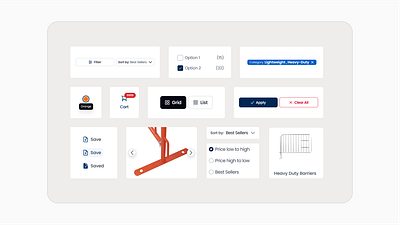 Ecommerce parts components ecommerce ecommerce ui ecommerce ux shopify ui design web components webdesign