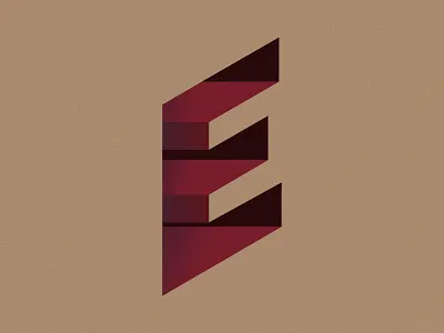 E 36daysoftype design e flat graphicdesign illustration letters minimal