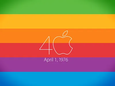April 1, 1976 40 apple april1 birthday