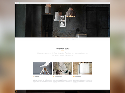 Interiorzero user interface design minimal design ui userinterface ux web design