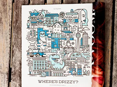 Where's Drizzy? basketball car dinosaur drake drizzy editorial find ovo owl skydome toronto