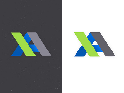 Accelx consulting icon logo shadows