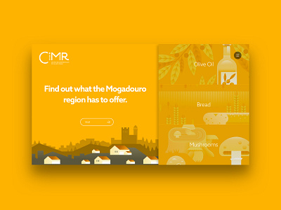 CIMR - Centro de Interpretação do Mundo Rural illustrations motion uidesign webdesign