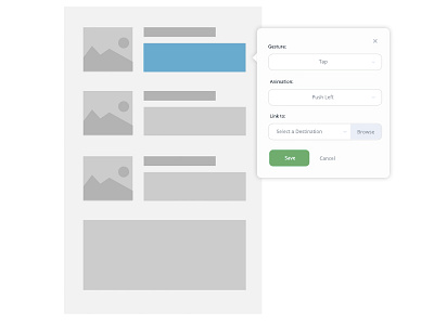 Web Prototyping Tool Menu design menu prototyping startup web application