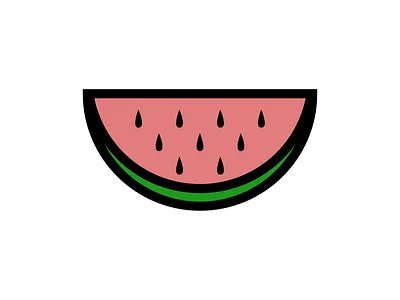 Watermelon fruit green pink vector watermelon