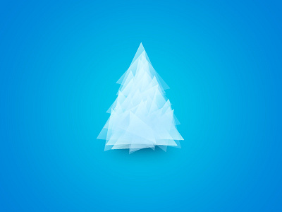 Tree blue design icon tree visual