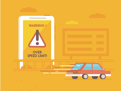 Car Tracking System 02 app car driving forbidden gps infographic red system track tracking truck