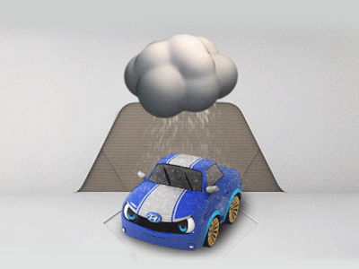 Raining effect