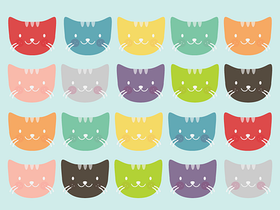 Cats cat cats cute vector