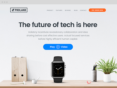 Proland Product Landing Page Template app business html template landing page landing template product product landing proland software surjithctly tech template