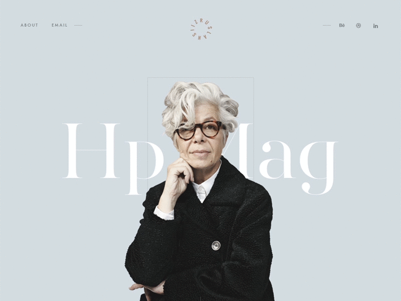 H-P Mag animation awwwards case clean magazine minimal parrallax portfolio responsive typography web