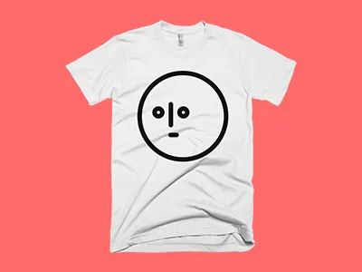 Poker Face T-shirt apparel camera minimal poker face t shirt tee white