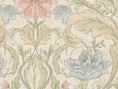 Morris Style Ogee wallpaper
