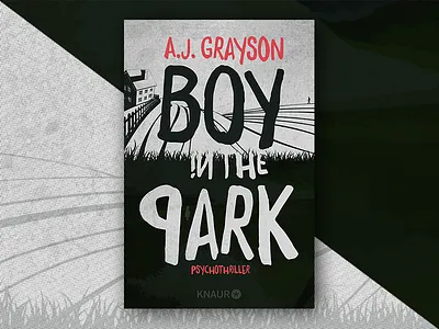Boy in the Park book cover book boy cover illustration park texture thriller
