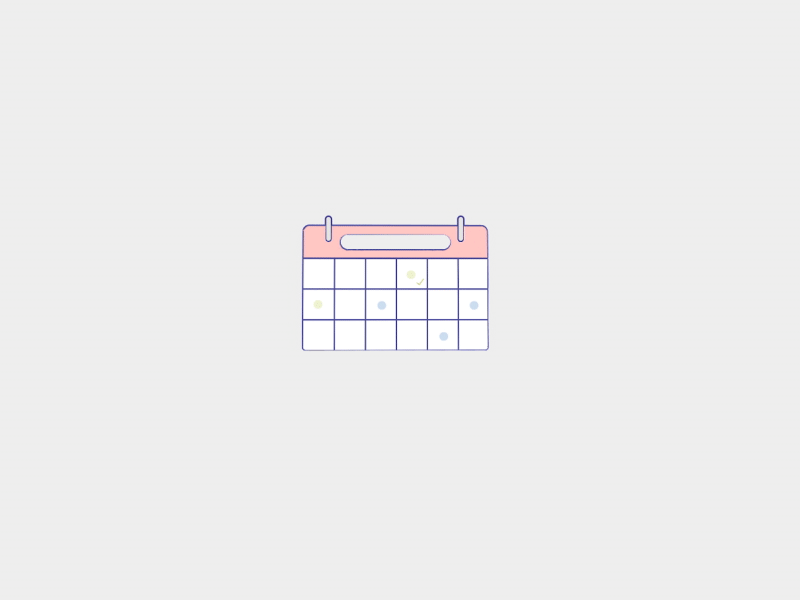 Calendar 2d 3d animation motion motion graphics