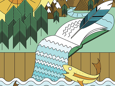 MFA Celebration Poster Detail illustration