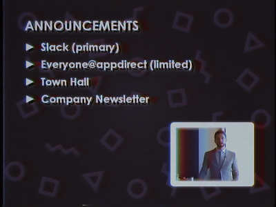 ANNOUNCEMENTS