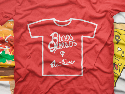 Ricos Quesos + Threadless buy cheese food funny illustration shop t shirt tee threadless