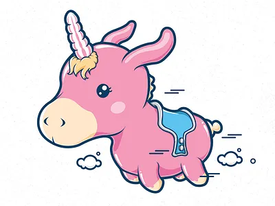 Balloonicorn Illustration balloon illustration unicorn