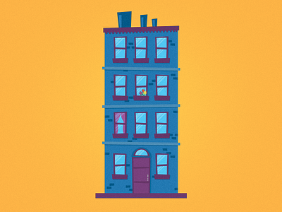 Living in the City building city cityscape illustration