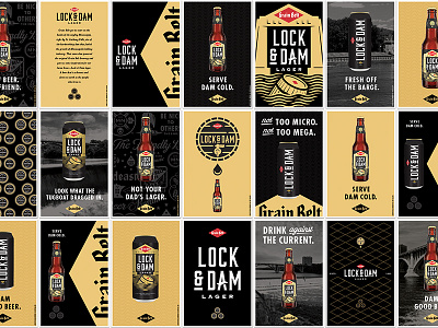 Lock & Dam Gestalt beer branding colle mcvoy grainbelt minnesota