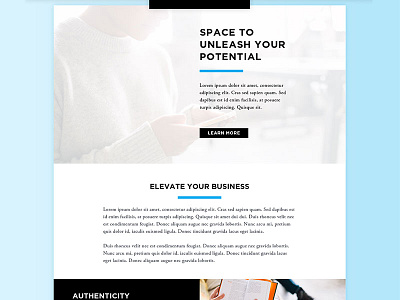 Co Working Space Website coworking gradient grid overlap rows shadow space website