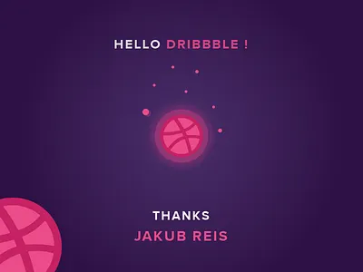 Hello Dribbble, firstshot hello